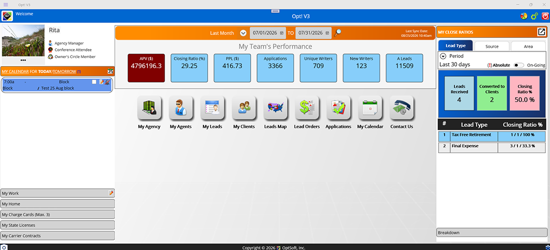 Opt! Leads CRM